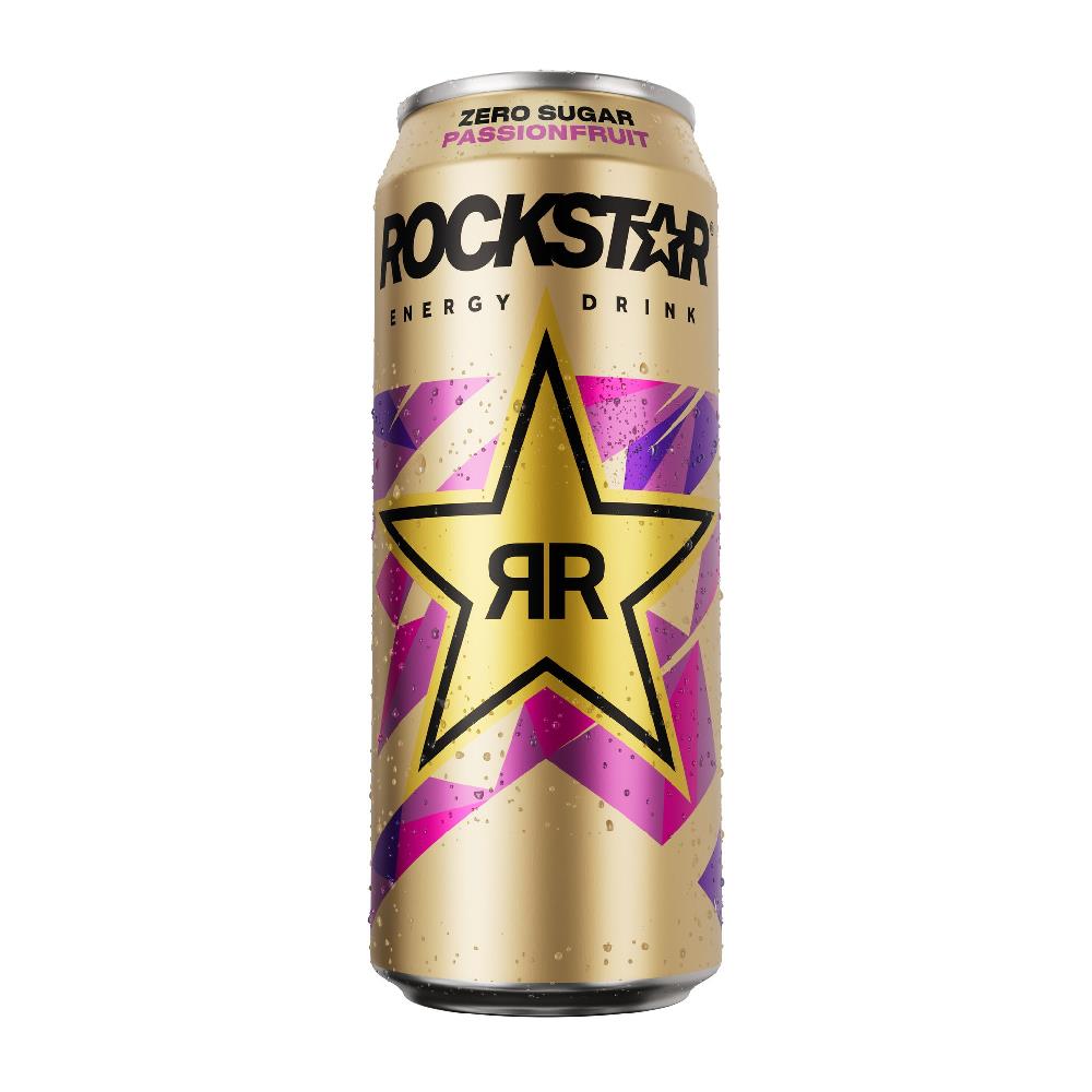 Rockstar Energy Passionfruit Zero Sugar 500ml – 12 Pack