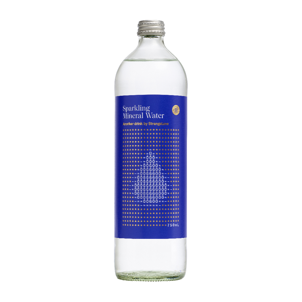 StrangeLove Sparkling Mineral Water Glass 750ml – 12 Pack