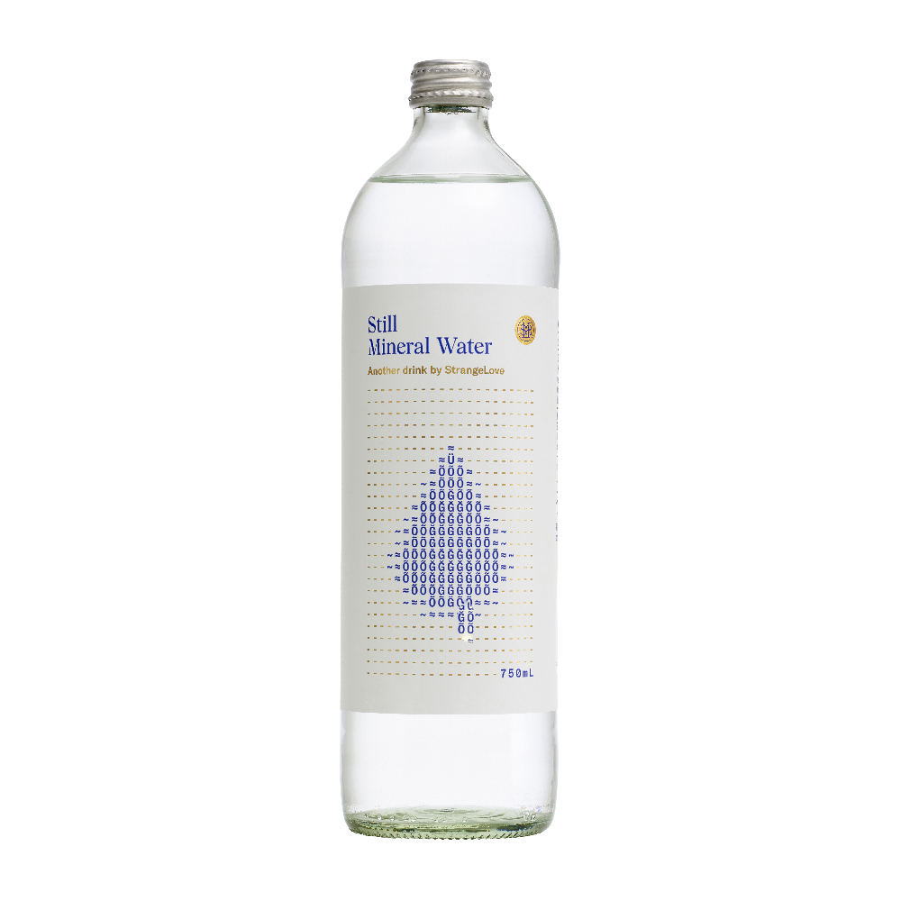 StrangeLove Still Mineral Water Glass 750ml – 12 Pack