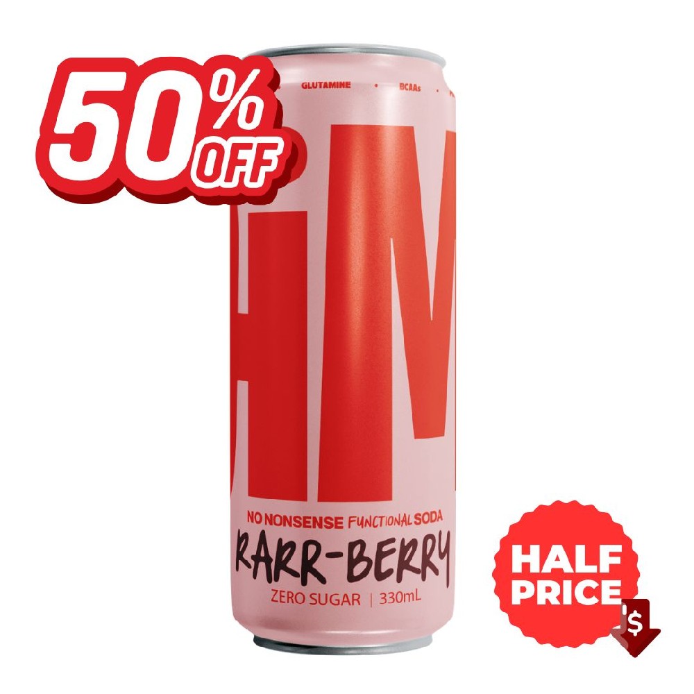 JiM Prebiotic Protein Soda Rarr Berry 330ml – 12 Pack