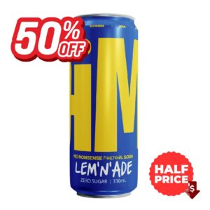 JiM Prebiotic Protein Soda Lem'n'ade 330ml – 12 Pack