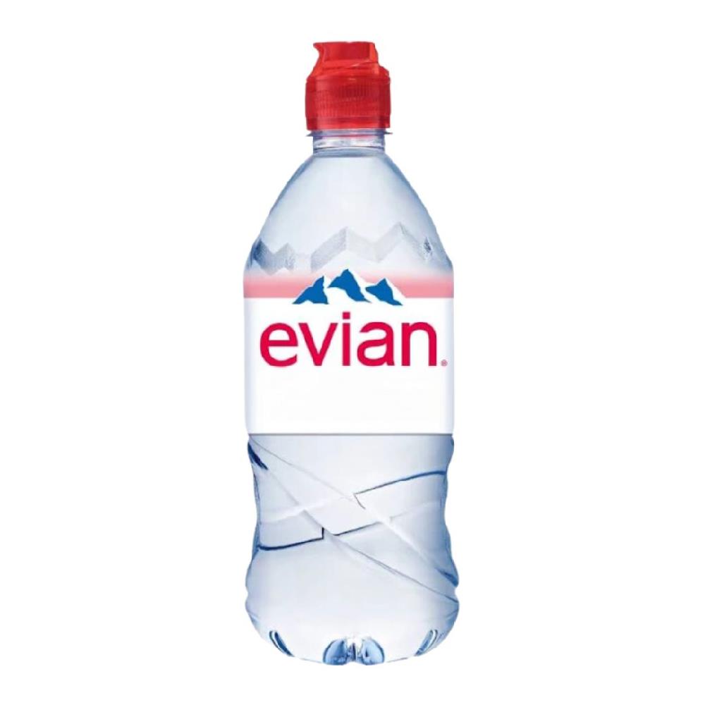 Evian Natural Mineral Water 750ml – 12 Pack