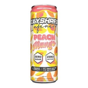 Oxyshred Infinity Peach Mango 355ml – 12 Pack