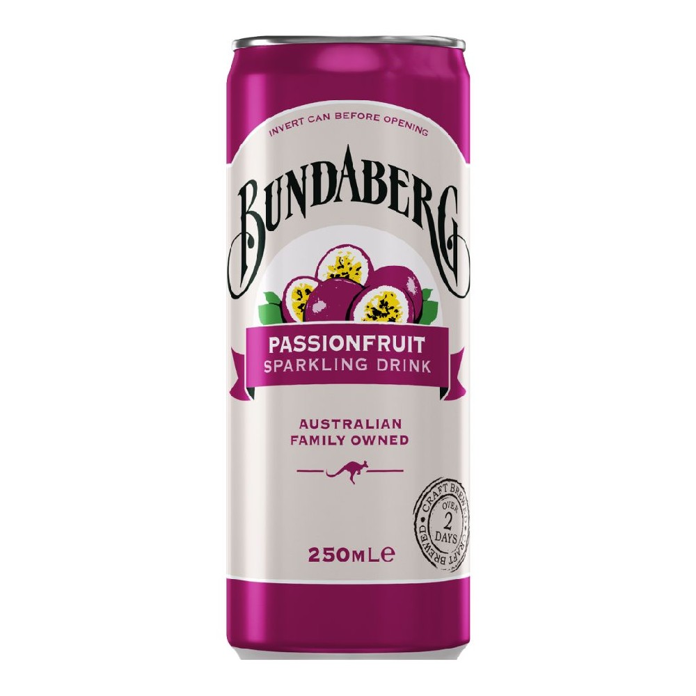 Bundaberg Passionfruit 250ml – 24 Pack