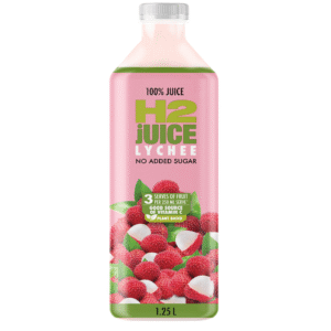 H2 Juice Lychee 1.25L – 6 Pack