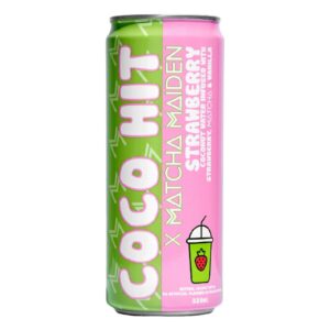 Coco Hit Strawberry Matcha Maiden 320ml – 12 Pack