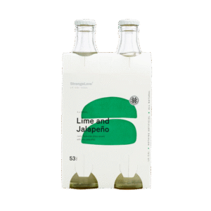 StrangeLove Lime & Jalapeno Lo-Cal Soda Glass 300ml – 24 Pack (6x4)