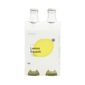 StrangeLove Lemon Squash Lo-Cal Soda Glass 300ml – 24 Pack (6x4)