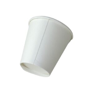 Single Wall White Fat Cups 12oz (90mm) - 1000 Pack