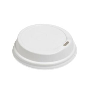 Recyclable White Lids Skinny Cups 80mm - 1000 Pack