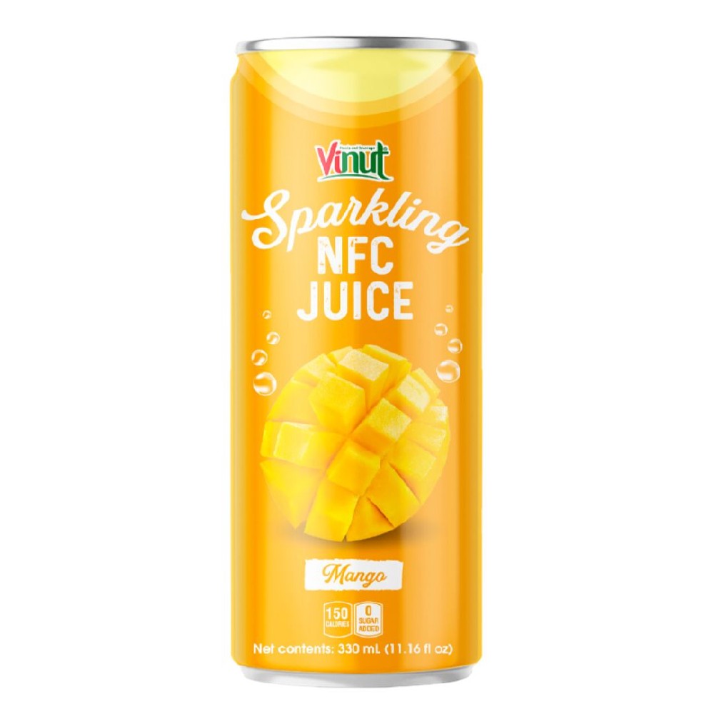 Vinut Mango Sparkling Juice 330ml - 12 Pack
