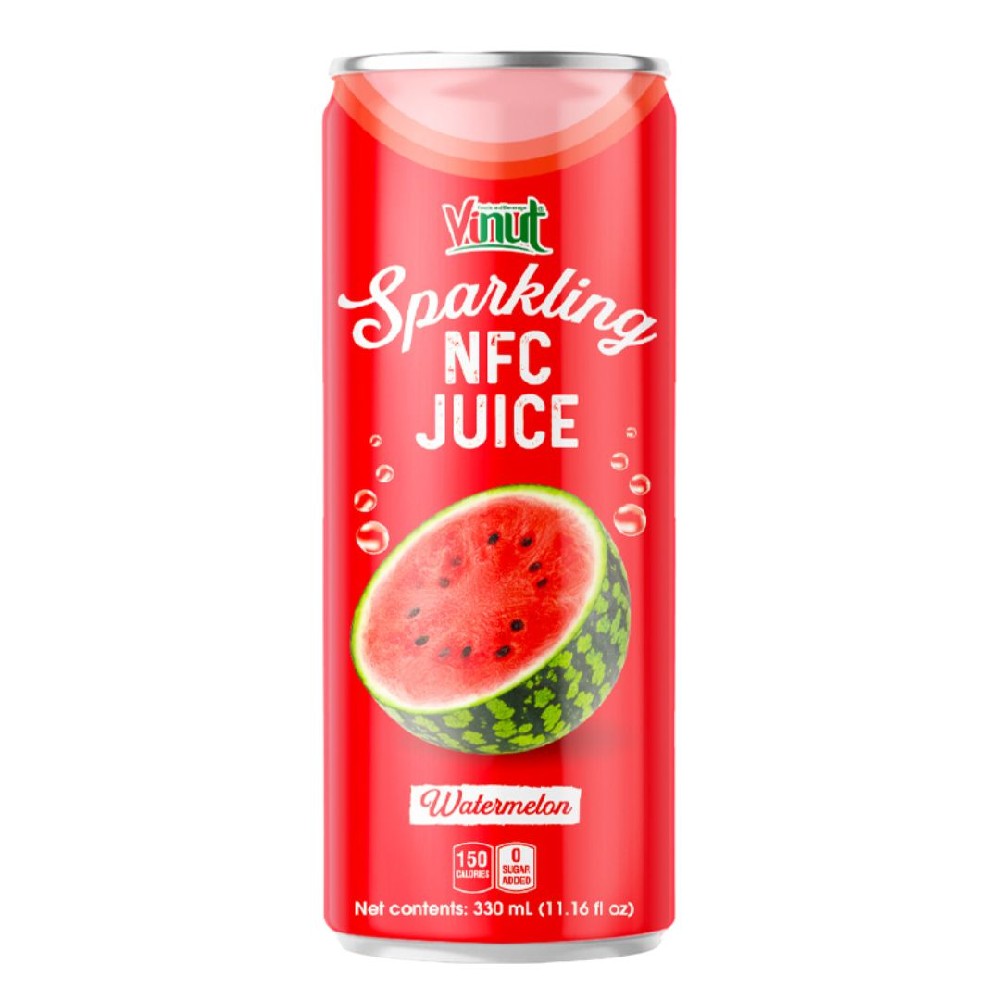 Vinut Watermelon Sparkling Juice 330ml - 12 Pack