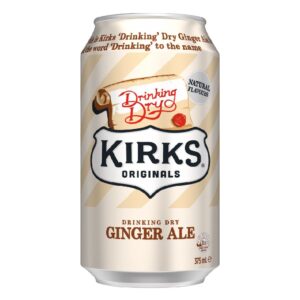 Kirks Dry Ginger Ale 375ml – 20 Pack