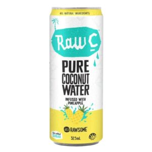 Raw C Pineapple Coconut Water 325ml – 12 Pack