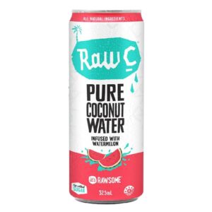Raw C Watermelon Coconut Water 325ml – 12 Pack