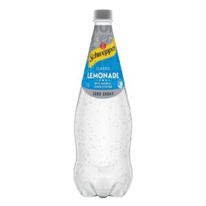 Schweppes Lemonade Zero Sugar PET 1.1L - 12 Pack