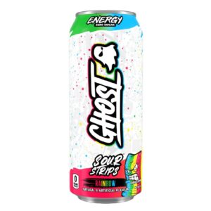 Ghost Energy Sour Strips Rainbow 500ml - 12 Pack