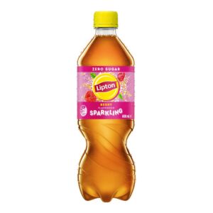 Lipton Sparkling Iced Tea Berry Zero Sugar 600ml - 24 Pack