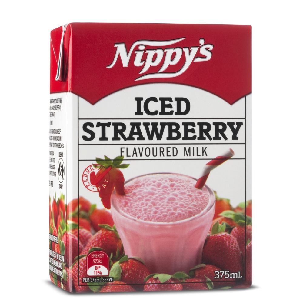 Nippy's Iced Strawberry 375ml – 24 Pack
