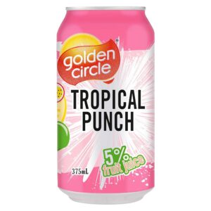 Golden Circle Tropical Punch Soft Drink 375ml – 24 Pack