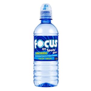 Focus On Sports Water Lemonade 350ml – 24 Pack