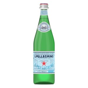S.Pellegrino Sparkling Mineral Water Glass 750ml – 12 Pack