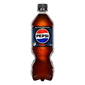 Pepsi Max Zero Sugar PET 600ml – 24 Pack