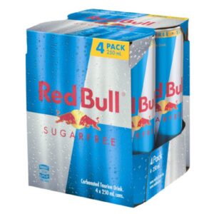 Red Bull Energy Drink Sugar Free 250ml – 24 Pack (6x4)