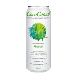 CocoCoast Natural Coconut Water 500ml – 24 Pack