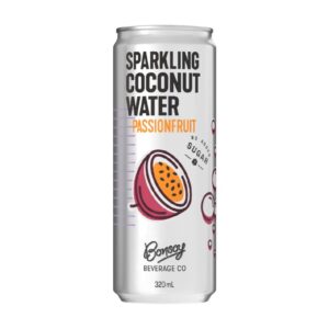 Bonsoy Passionfruit Sparkling Coconut Water 320ml – 12 Pack
