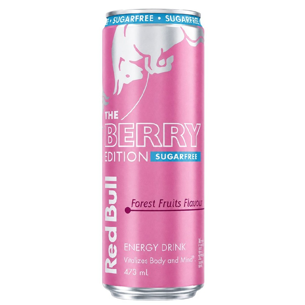 Red Bull Energy Drink Berry Edition Sugar Free 473ml – 12 Pack