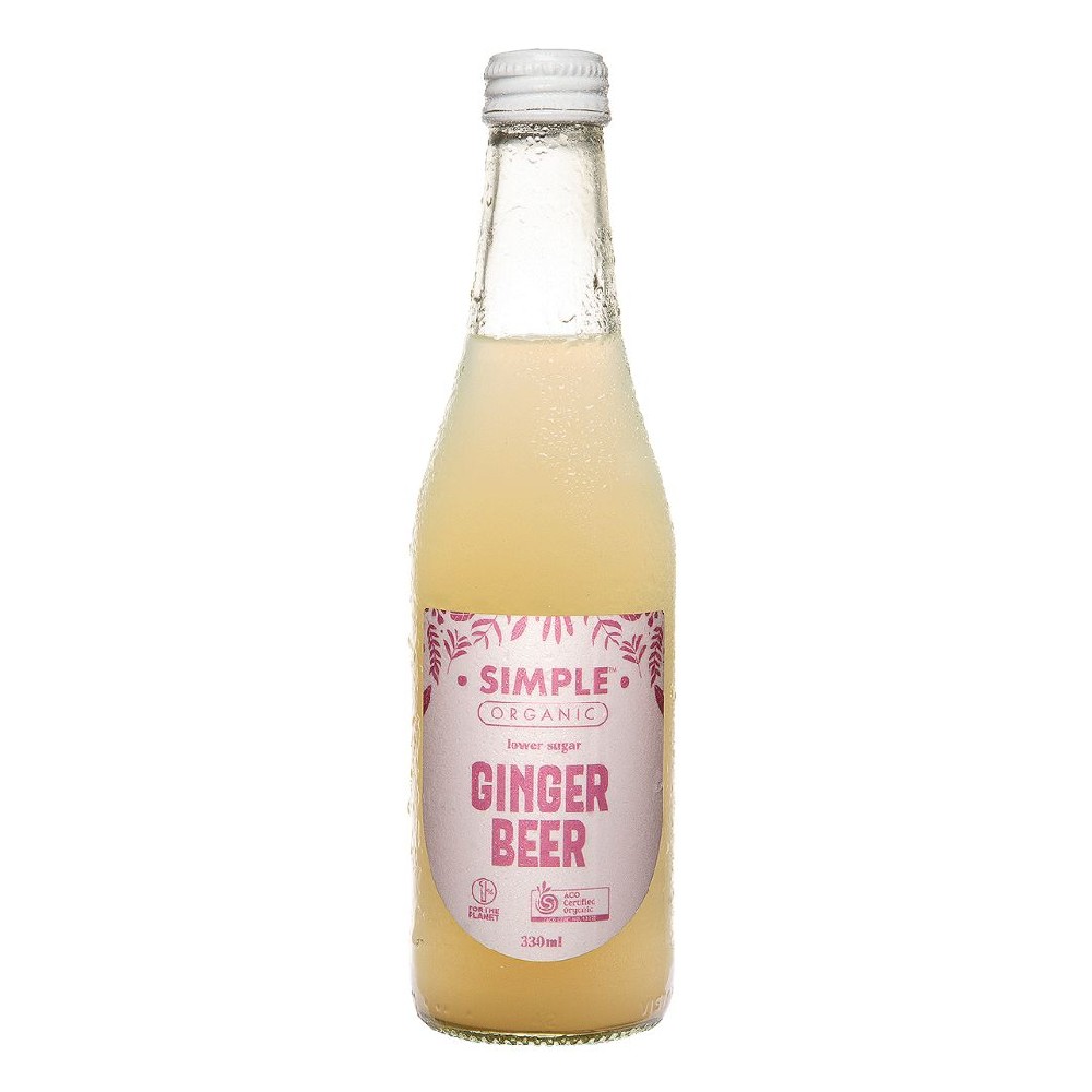 Simple Organic Ginger Beer 330ml – 12 Pack