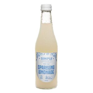 Simple Organic Sparkling Lemonade 330ml – 12 Pack