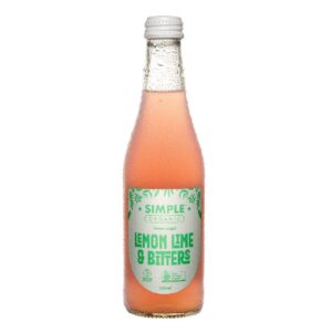 Simple Organic Lemon Lime & Bitters 330ml - 12 Pack