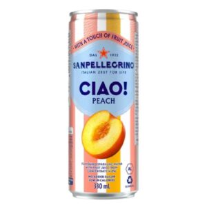San Pellegrino Ciao! Peach 330ml - 24 Pack (6x4)
