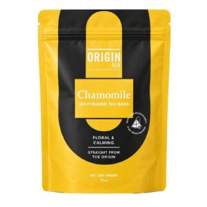 Origin Tea Pyramid Chamomile Caffeine Free Tea Bags - 100 Pack