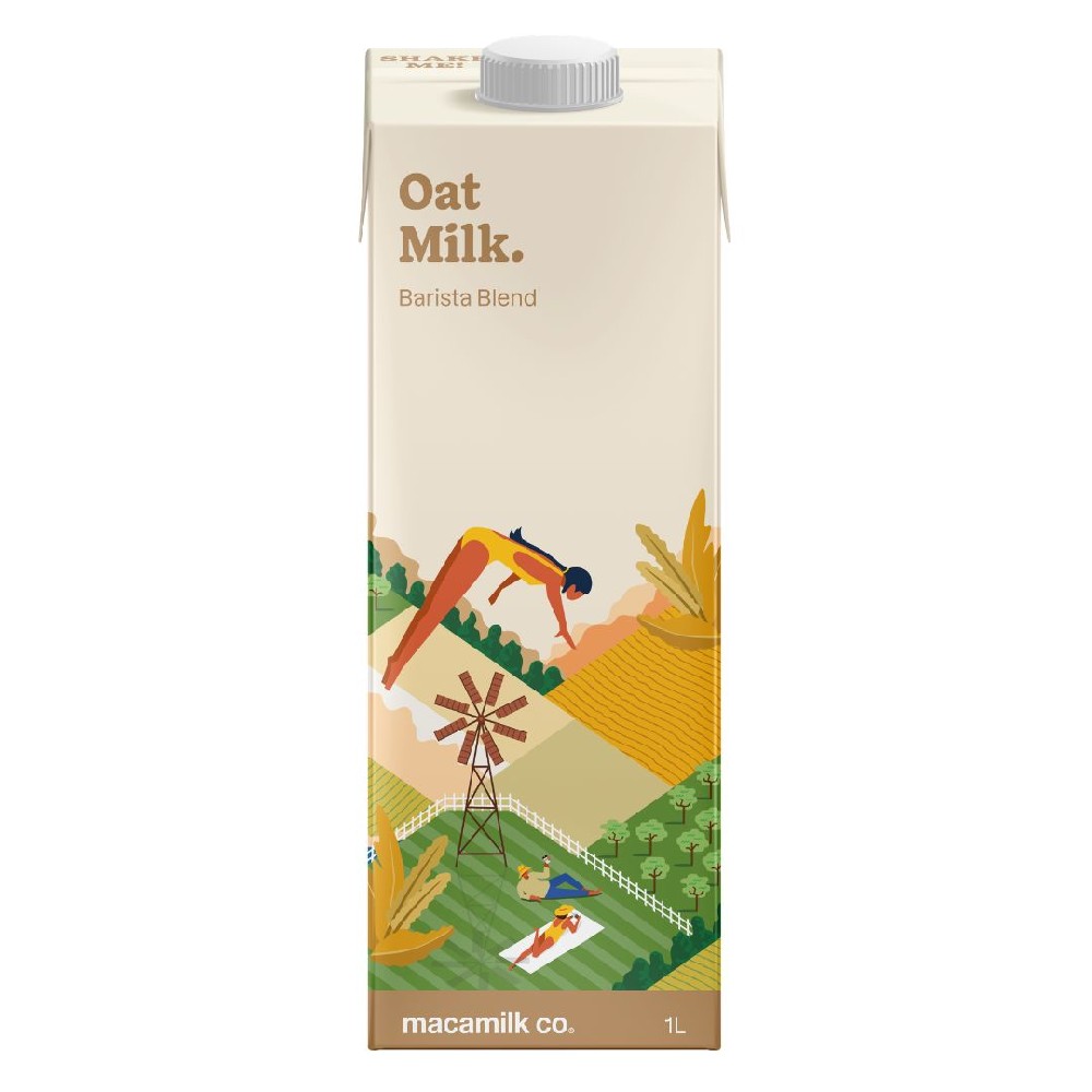 Macamilk Oat Milk Barista Blend 1L – 6 Pack