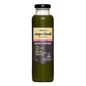 Simple Hemp Power Prebiotic Superfood Smoothie 325ml – 12 Pack