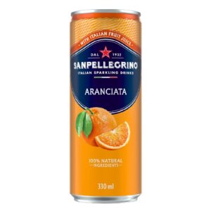 San Pellegrino Aranciata Italian Sparkling Drink 330ml – 24 Pack (6x4)