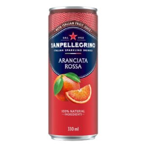 San Pellegrino Aranciata Rossa Italian Sparkling Drink 330ml – 24 Pack (6x4)