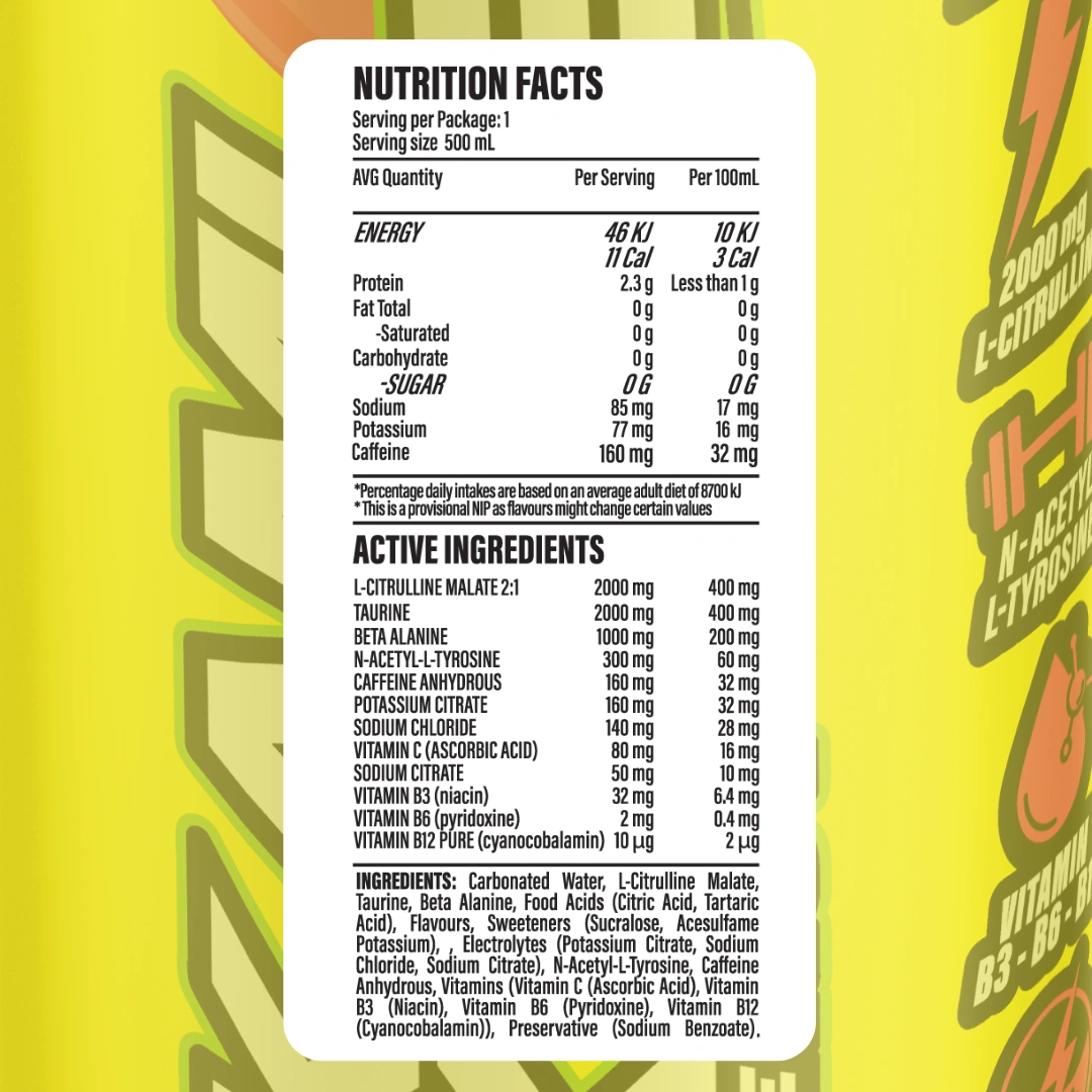 Kamikaze Energy Slushy Madness 500ml – 12 Pack - Image 3