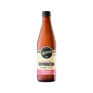 Remedy Kombucha Raspberry Lemonade 330ml – 12 Pack