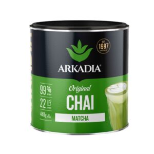 Arkadia Chai Tea Matcha Powder 440g – 1 Unit