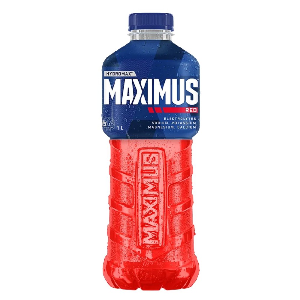 Maximus Red Sports Drink 1L – 12 Pack
