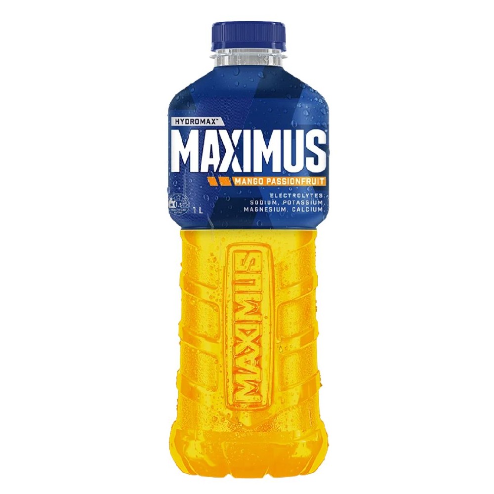 Maximus Mango Passionfruit Sports Drink 1L – 12 Pack