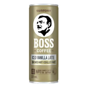 Boss Iced Vanilla Latte 237ml – 12 Pack
