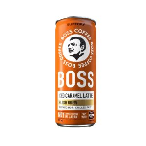 Boss Iced Caramel Latte 237ml – 12 Pack
