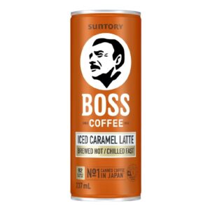 Boss Iced Caramel Latte 237ml – 12 Pack
