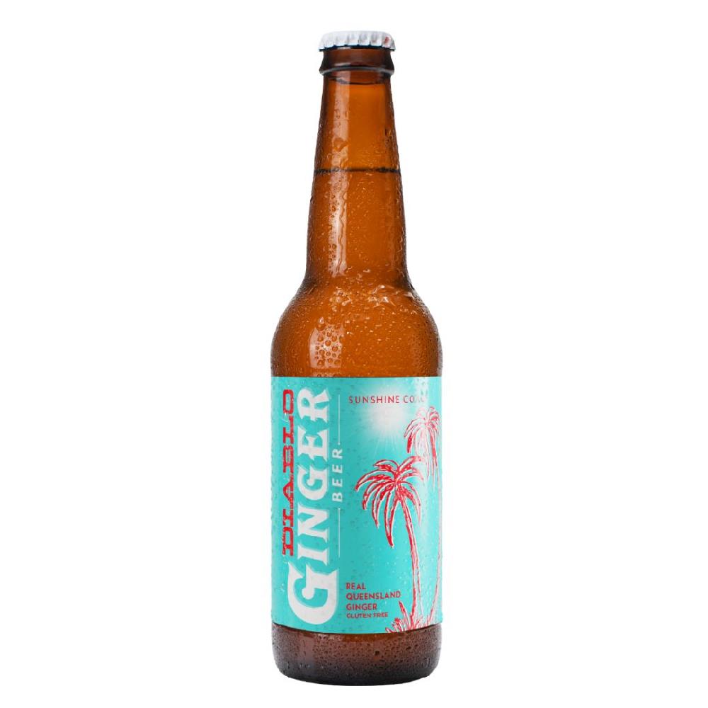 Diablo Ginger Beer Gluten Free 330ml – 16 Pack (4x4)