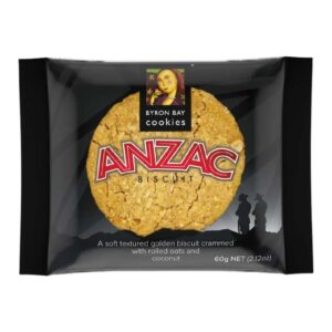 Byron Bay Cookies Anzac 60g – 12 Pack